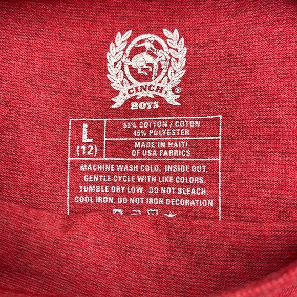 Boys Cinch Tee size L NWT - Picture 4 of 4